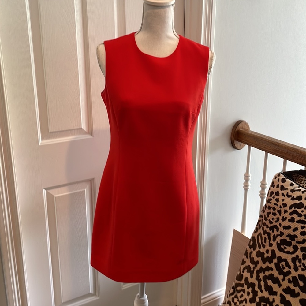 WORTH Red Sleeveless Dress
